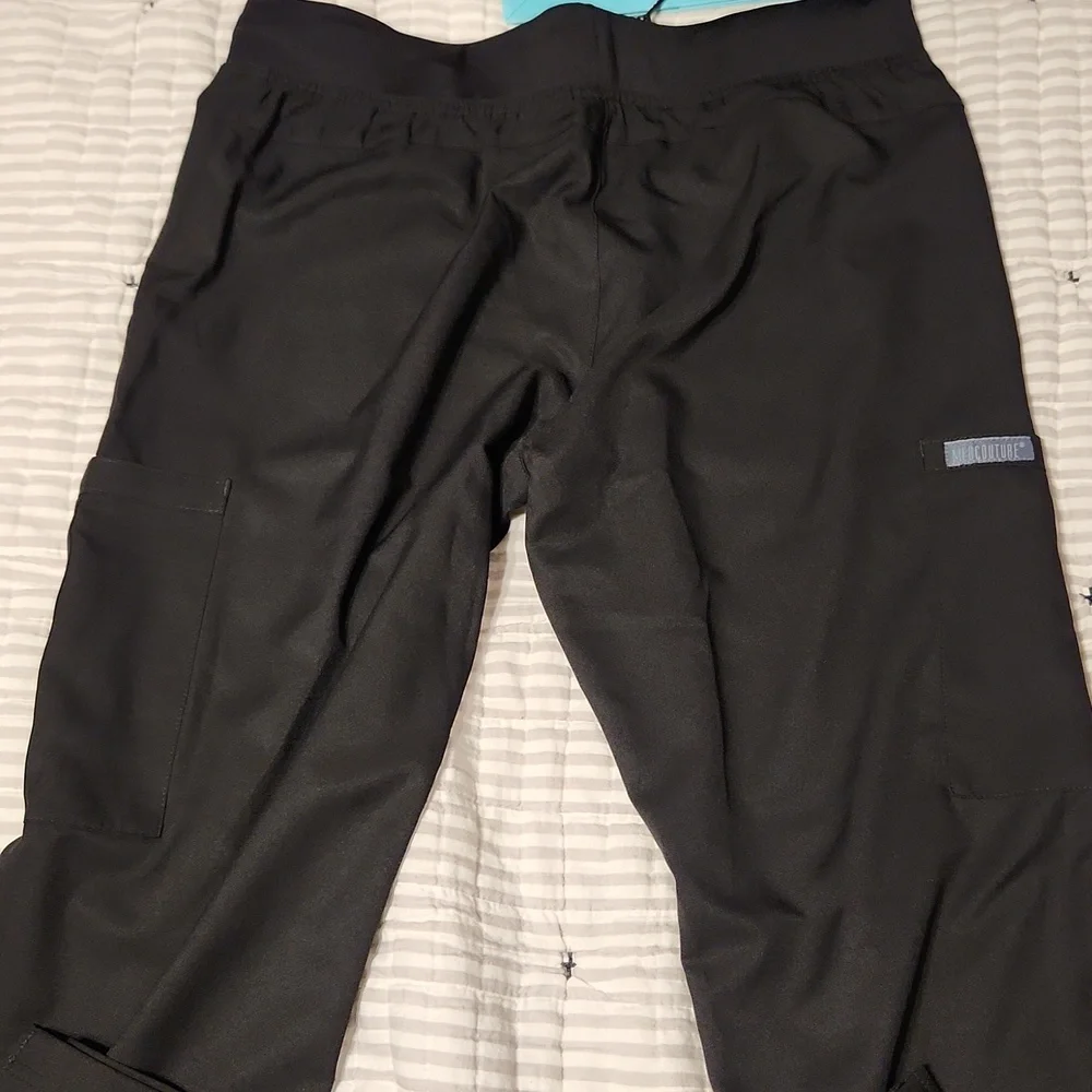 Med Couture Black Scrub Pants - Picture 4 of 5